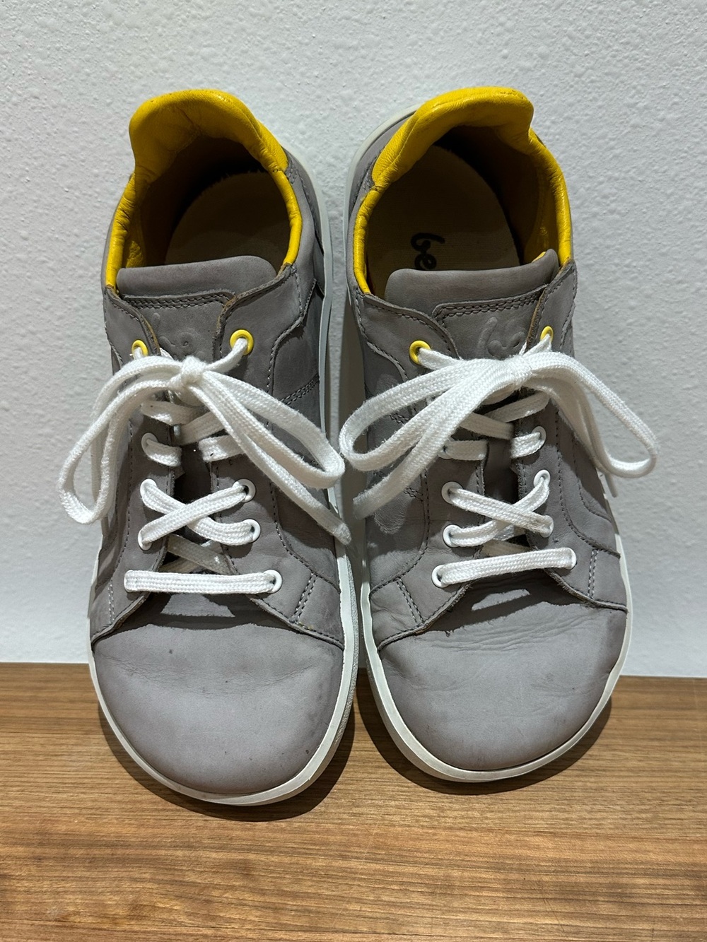 Be Lenka Brooklyn Sneaker, Grey & Yellow Leather, EU 38 - Picture 7 of 11